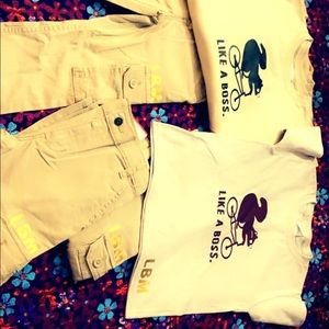 Like a boss LBM kids outfits